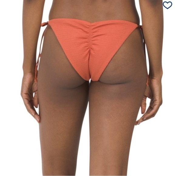 Women’s BECCA Beccaswim Pucker Up Tie Side Swim Bottom Swimwear Ginger M - Picture 4 of 17
